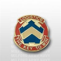 US Army Unit Crest: 16th Sustainment Brigade - Motto: LOGISTICS THE KEY TO WIN