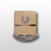 US Army Unit Crest: 27th Transportation Battalion - Motto: GEARED TO FIT