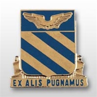 US Army Unit Crest: 3rd Aviation Battalion - Motto: EX ALIS PUGNAMUS