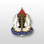 US Army Unit Crest: 15th Aviation Battalion - Motto: FLYING MUSTANGS