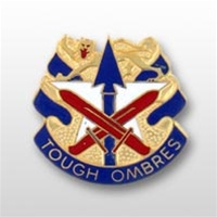 US Army Unit Crest: 90th Sustainment Brigade (Support Command) - Motto: TOUGH OMBRES