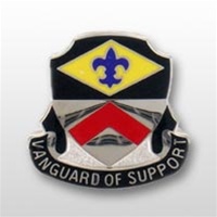 US Army Unit Crest: 9th Finance Battalion - Motto: VANGUARD OF SUPPORT