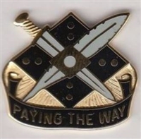 US Army Unit Crest: 9th Finance Group - Motto: PAYING THE WAY
