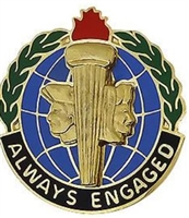 US Army Unit Crest: Military Intelligence Readiness Command - Motto: ALWAYS ENGAGED