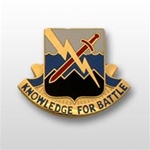 US Army Unit Crest: 102nd Military Intelligence Battalion - Motto: KNOWLEDGE FOR BATTLE