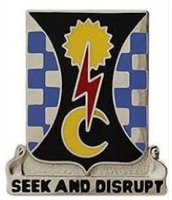 US Army Unit Crest: 109th Military Intelligence Battalion - SEEK AND DISRUPT