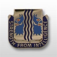 US Army Unit Crest: 229th Military Intelligence Battalion - Motto: STRENGTH FROM INTELLIGENCE