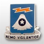 US Army Unit Crest: 306th Military Intelligence - Motto: NEMO VIGILANTIOR