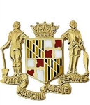 US Army Unit Crest: National Guard - Maryland - Motto: FATTI MASCHII PAROLE FEMINE