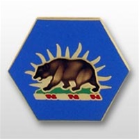 US Army Unit Crest: National Guard - California - NO MOTTO