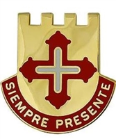 US Army Unit Crest: National Guard - Puerto Rico - Motto: SIEMPRE PRESENTE