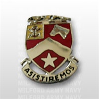US Army Unit Crest: 9th Engineer Battalion - Motto: ASISTIREMOS
