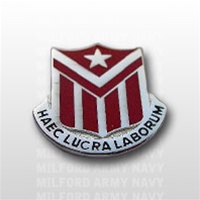 US Army Unit Crest: 554th Engineer Battalion - Motto: HAEC LUCRA LABORUM