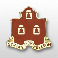 US Army Unit Crest: 3rd Corps Artillery (III Corps Artillery) - Motto: STRIKE FOR FREEDOM