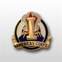 US Army Unit Crest: 1st Corps ( l Corps ) - Motto: AMERICAS CORPS