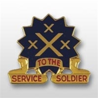 US Army Unit Crest: 13th Sustainment Command - Motto: SERVICE TO THE SOLDIER