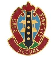 US Army Unit Crest: 6th Ordnance Battalion - Motto: SAFE SECURE RELIABLE