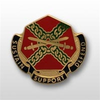 US Army Unit Crest: Installation Management Command - Motto: SUSTAIN SUPPORT DEFEND