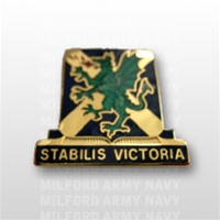 US Army Unit Crest: 103rd Chemical Battalion - Motto: STABILIS VICTORIA