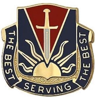 US Army Unit Crest: 5th Personnel Services Battalion - Motto: THE BEST SERVING THE BEST