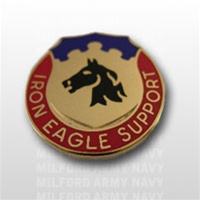 US Army Unit Crest: 127th Support Battalion - Motto: IRON EAGLE SUPPORT