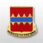 US Army Unit Crest: 725th Support Battalion - Motto: SERVICE TO THE LINE