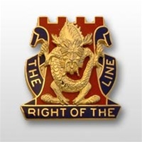US Army Unit Crest: 14th Infantry Regiment - Motto: THE RIGHT OF THE LINE