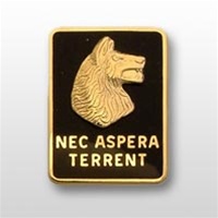 US Army Unit Crest: 27th Infantry Regiment - Motto: NEC ASPERA TERRENT