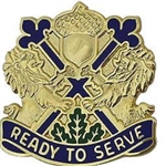 US Army Unit Crest: 87th USAR Support Command - Motto: READY TO SERVE