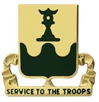 US Army Unit Crest: 519th Military Police Battalion - Motto: SERVICE TO THE TROOPS