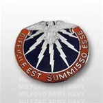 US Army Unit Crest: 7th Signal Command - Motto: DIFFICILE EST SUMMISSO ESSE