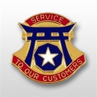 US Army Unit Crest: 9th Support Command - Motto: SERVICE TO OUR CUSTOMERS