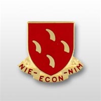 US Army Unit Crest: 95th Regiment - Motto: NIE ECON NIM