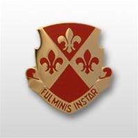 US Army Unit Crest: 104th Regiment (USAR) - Motto: FULMINIS INSTAR