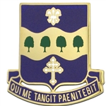US Army Unit Crest: 315th Regiment (USAR) - Motto: QUI ME TANGIT PAENITEBIT