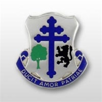 US Army Unit Crest: 361st Regiment - Infantry - Motto: DUCIT AMOR PATRIAE