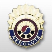 US Army Unit Crest: 7th Sustainment Group - Motto: RESOLUTE