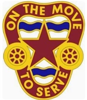 US Army Unit Crest: 68th Transportation Group - Motto: ON THE MOVE TO SERVE