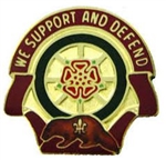 US Army Unit Crest: 1461st Transportation Company - Motto: WE SUPPORT AND DEFEND