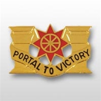 US Army Unit Crest: 10th Transportation Battalion - Motto: PORTAL TO VICTORY
