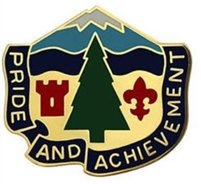 US Army Unit Crest: 380th Replacement Battalion - Motto: PRIDE AND ACHIEVEMENT