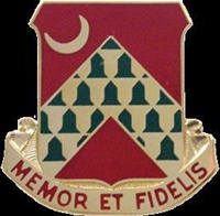 US Army Unit Crest: 67th Air Defense Artillery - Motto: MEMOR ET FIDELIS