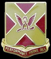 US Army Unit Crest: 84th Field Artillery Regiment - Motto: PERFORMANCE ABOVE ALL