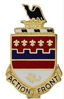US Army Unit Crest: 146th Field Artillery (ARNG WA) - Motto: ACTION FRONT
