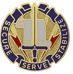 US Army Unit Crest: 405th Civil Affairs Battalion - Motto: SECURE SERVE STABILIZE