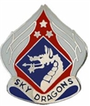 US Army Unit Crest: 18th Airborne Corps - Motto: SKY DRAGONS