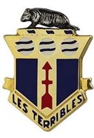 US Army Unit Crest: 128th Infantry Regiment (ARNG WI) - Motto: LES TERRIBLES