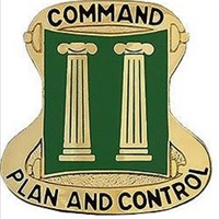 US Army Unit Crest: 11th Military Police Brigade  - Motto: COMMAND PLAN AND CONTROL