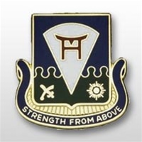 US Army Unit Crest: 511th Infantry Regiment - Motto: STRENGTH FROM ABOVE
