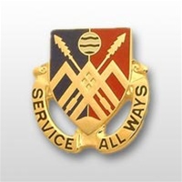 US Army Unit Crest: 29th Support Battalion - Motto: SERVICE ALL WAYS